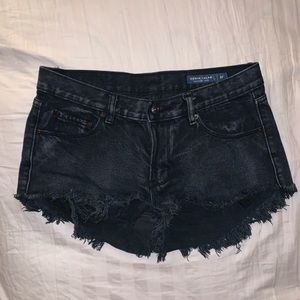 Denim CoLAB Black Jean shorts